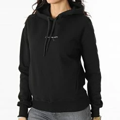 Les meilleures critiques de 🎁 Sweat Capuche Femme 7733 Noir de Calvin Klein ❤️