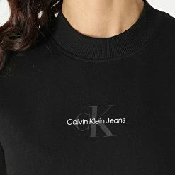 Top 10 👍 Sweat Crewneck Femme 7734 Noir de Calvin Klein 🧨 -France Calvin Klein Soldes 2024 calvin klein 297664 J20J217734 BEH 20220125T160847 02