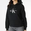 Vente flash 🔔 Sweat Capuche Femme Gunmetal Monogram 7784 Noir de Calvin Klein 👏