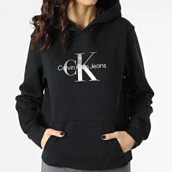 Vente flash 🔔 Sweat Capuche Femme Gunmetal Monogram 7784 Noir de Calvin Klein 👏 6 Vente flash 🔔 Sweat Capuche Femme Gunmetal Monogram 7784 Noir de Calvin Klein 👏 -France Calvin Klein Soldes 2024 calvin klein 297673 J20J217784 BEH 20220125T160931 03