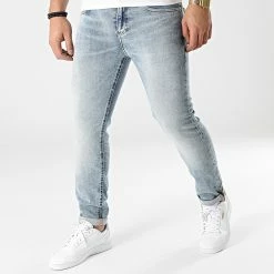 Meilleur prix 🥰 Jean Skinny 9873 Bleu Wash de Calvin Klein 🥰