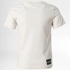 Offres ⌛ Tee 👚 Shirt Enfant Institutional 0347 Beige de Calvin Klein ✨ -France Calvin Klein Soldes 2024 calvin klein 298454 IB0IB00347 ACF 20220214T164240 04