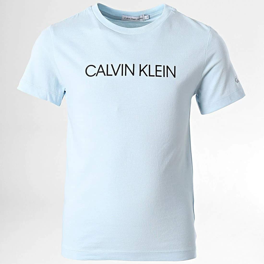 Offres 🧨 Tee 👕 Shirt Enfant Institutional 0347 Bleu Ciel de Calvin Klein 😀 1 Offres 🧨 Tee 👕 Shirt Enfant Institutional 0347 Bleu Ciel de Calvin Klein 😀