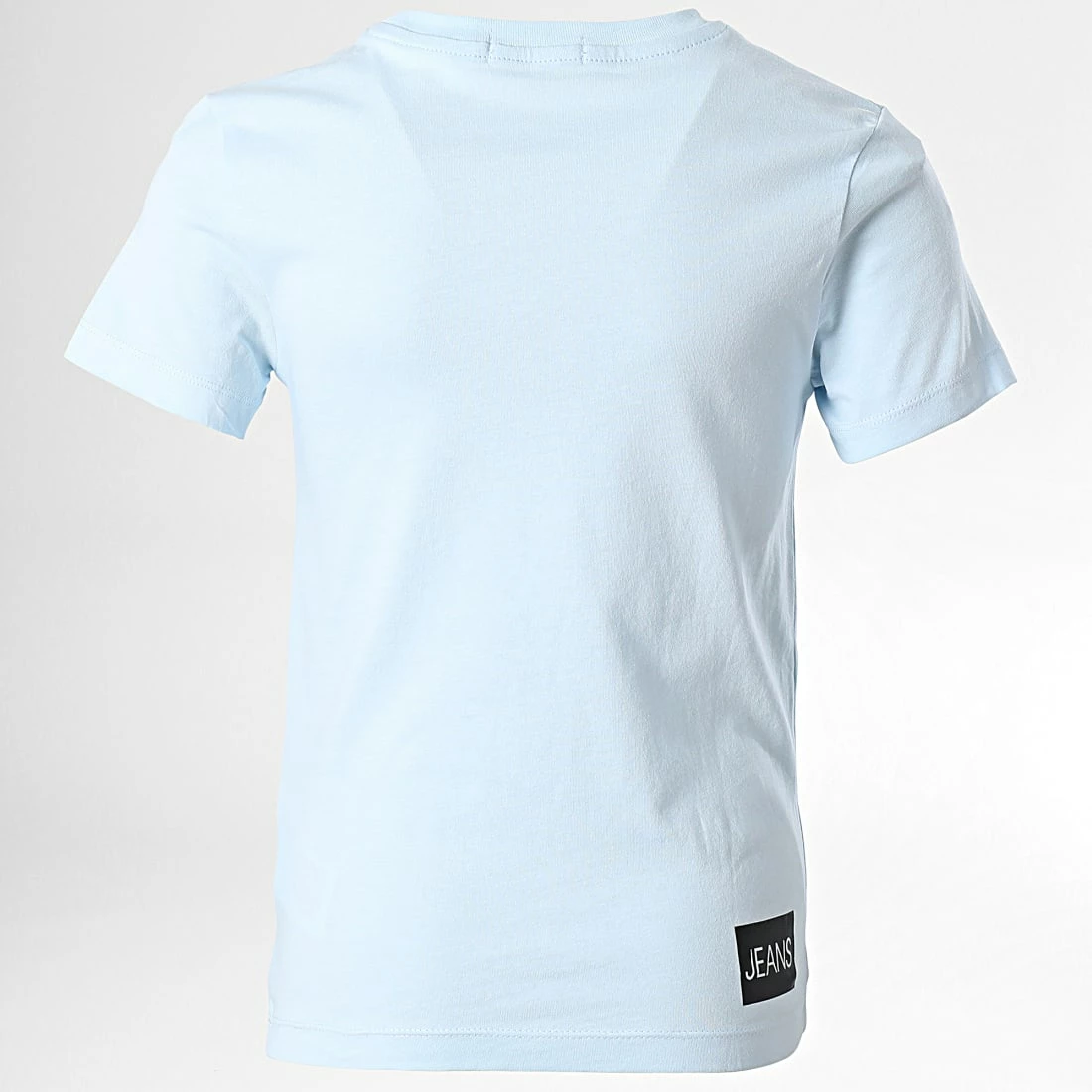Offres 🧨 Tee 👕 Shirt Enfant Institutional 0347 Bleu Ciel de Calvin Klein 😀 4 Offres 🧨 Tee 👕 Shirt Enfant Institutional 0347 Bleu Ciel de Calvin Klein 😀 – Image 4