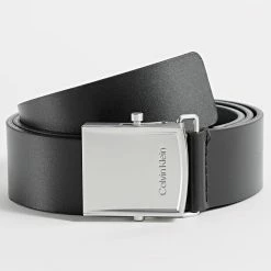 Bon marché 🛒 Ceinture Utility Plaque 8330 Noir de Calvin Klein ❤️