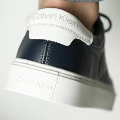 Promo 🔥 Baskets Low Top Lace Mono Logo 0479 CK Navy de Calvin Klein 🧨 -France Calvin Klein Soldes 2024 calvin klein 298958 HM0HM00479 DW4 20220124T152726 04