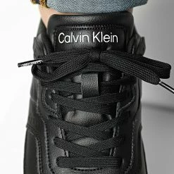 Grosses soldes 👍 Baskets Low Top Lace Up Vegan 0488 CK Black de Calvin Klein 🔥 -France Calvin Klein Soldes 2024 calvin klein 298961 HM0HM00488 BAX 20220121T152658 03