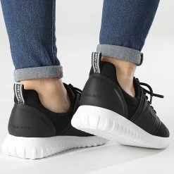 Remise 🔥 Baskets Femme Sporty Runner 0518 Black de Calvin Klein 🌟 -France Calvin Klein Soldes 2024 calvin klein 298962 YW0YW00518 BDS 20220204T121857 04