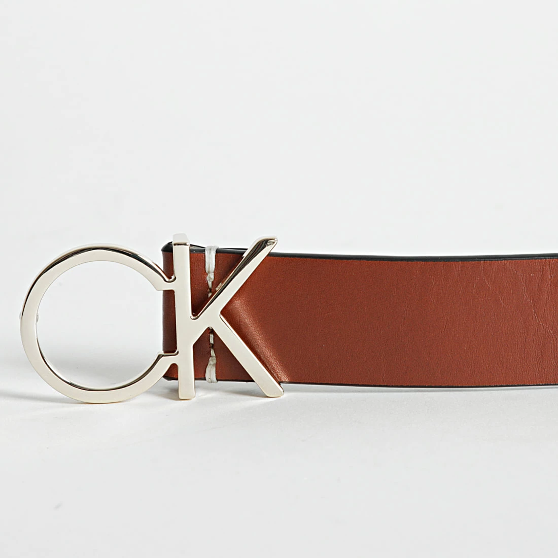 Nouveau 😍 Ceinture Femme Re-Lock CK Logo 9568 Marron de Calvin Klein 🧨 2 Nouveau 😍 Ceinture Femme Re-Lock CK Logo 9568 Marron de Calvin Klein 🧨 – Image 2