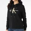 Le moins cher ✨ Sweat Capuche Femme 8103 Noir de Calvin Klein 💯