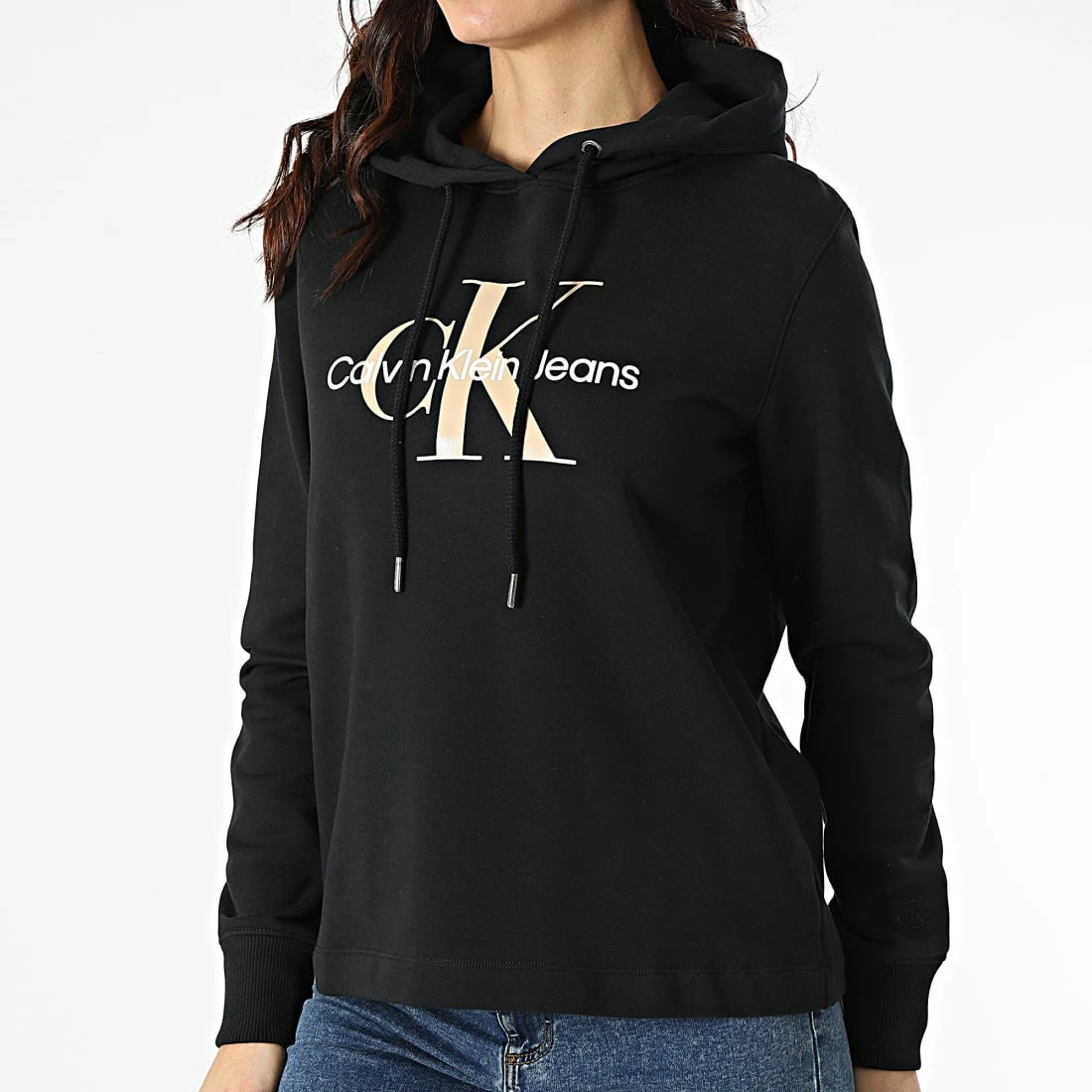 Le moins cher ✨ Sweat Capuche Femme 8103 Noir de Calvin Klein 💯 1 Le moins cher ✨ Sweat Capuche Femme 8103 Noir de Calvin Klein 💯