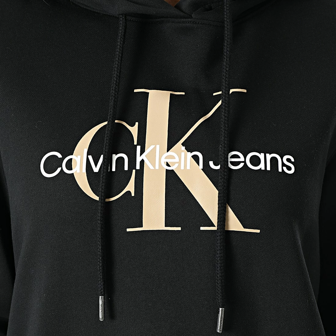 Le moins cher ✨ Sweat Capuche Femme 8103 Noir de Calvin Klein 💯 2 Le moins cher ✨ Sweat Capuche Femme 8103 Noir de Calvin Klein 💯 – Image 2