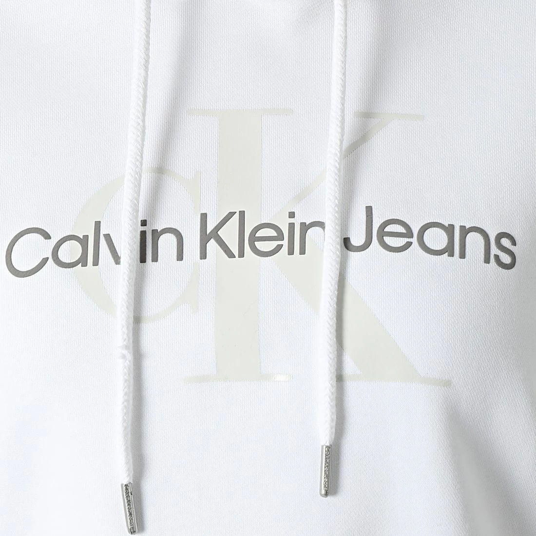 Remise ✔️ Sweat Capuche Femme 8103 Blanc de Calvin Klein 🥰 2 Remise ✔️ Sweat Capuche Femme 8103 Blanc de Calvin Klein 🥰 – Image 2