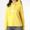 Nouveau 💯 Sweat Capuche Femme Seasonal Monogram 8103 Jaune de Calvin Klein 🌟