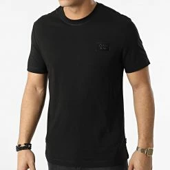 Offres 👍 Tee 👚 Shirt Highshine Box Logo 8836 Noir de Calvin Klein 😀