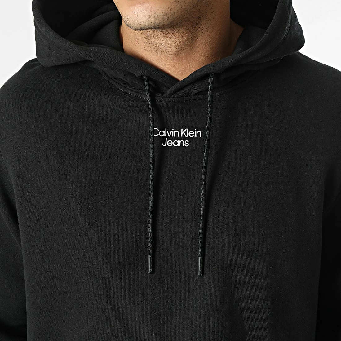 Meilleure affaire ✔️ Sweat Capuche Stacked Logo 0604 Noir de Calvin Klein 😍 2 Meilleure affaire ✔️ Sweat Capuche Stacked Logo 0604 Noir de Calvin Klein 😍 – Image 2