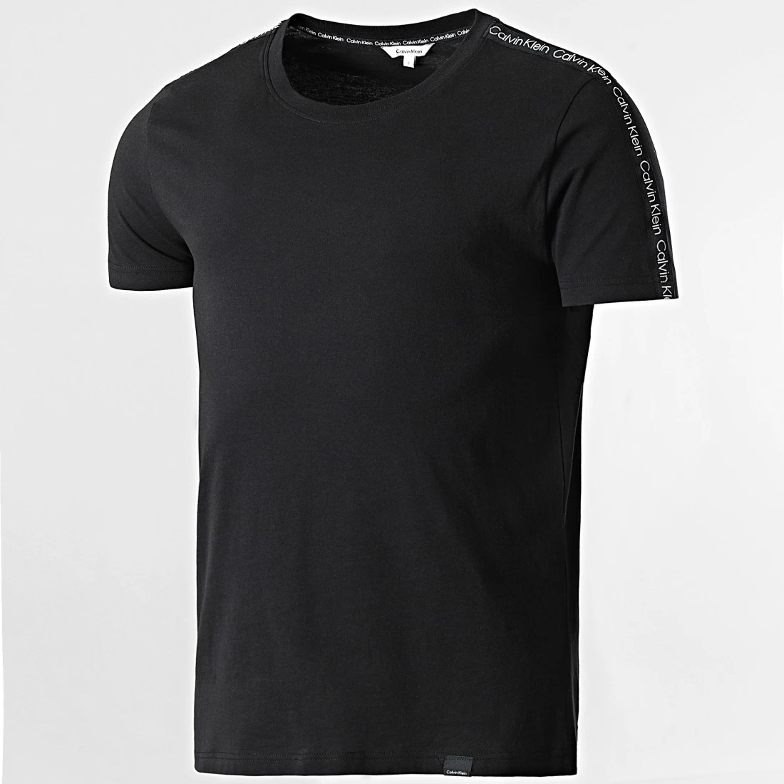 Offres 🥰 Tee 👕 Shirt A Bandes Relaxed Crew 0761 Noir de Calvin Klein 🤩 4 Offres 🥰 Tee 👕 Shirt A Bandes Relaxed Crew 0761 Noir de Calvin Klein 🤩 – Image 4