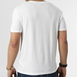 Meilleure affaire 😉 Tee 👚 Shirt Relaxed Crew 0763 Blanc de Calvin Klein 👍 -France Calvin Klein Soldes 2024 calvin klein 299969 KM0KM00763 YCD 20220401T084536 04