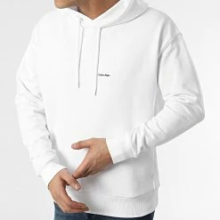 Top 10 🛒 Sweat Capuche Triple Logo Flock 8929 Blanc de Calvin Klein 🤩 6 Top 10 🛒 Sweat Capuche Triple Logo Flock 8929 Blanc de Calvin Klein 🤩 -France Calvin Klein Soldes 2024 calvin klein 300250 K10K108929 YAF 20220203T155521 03