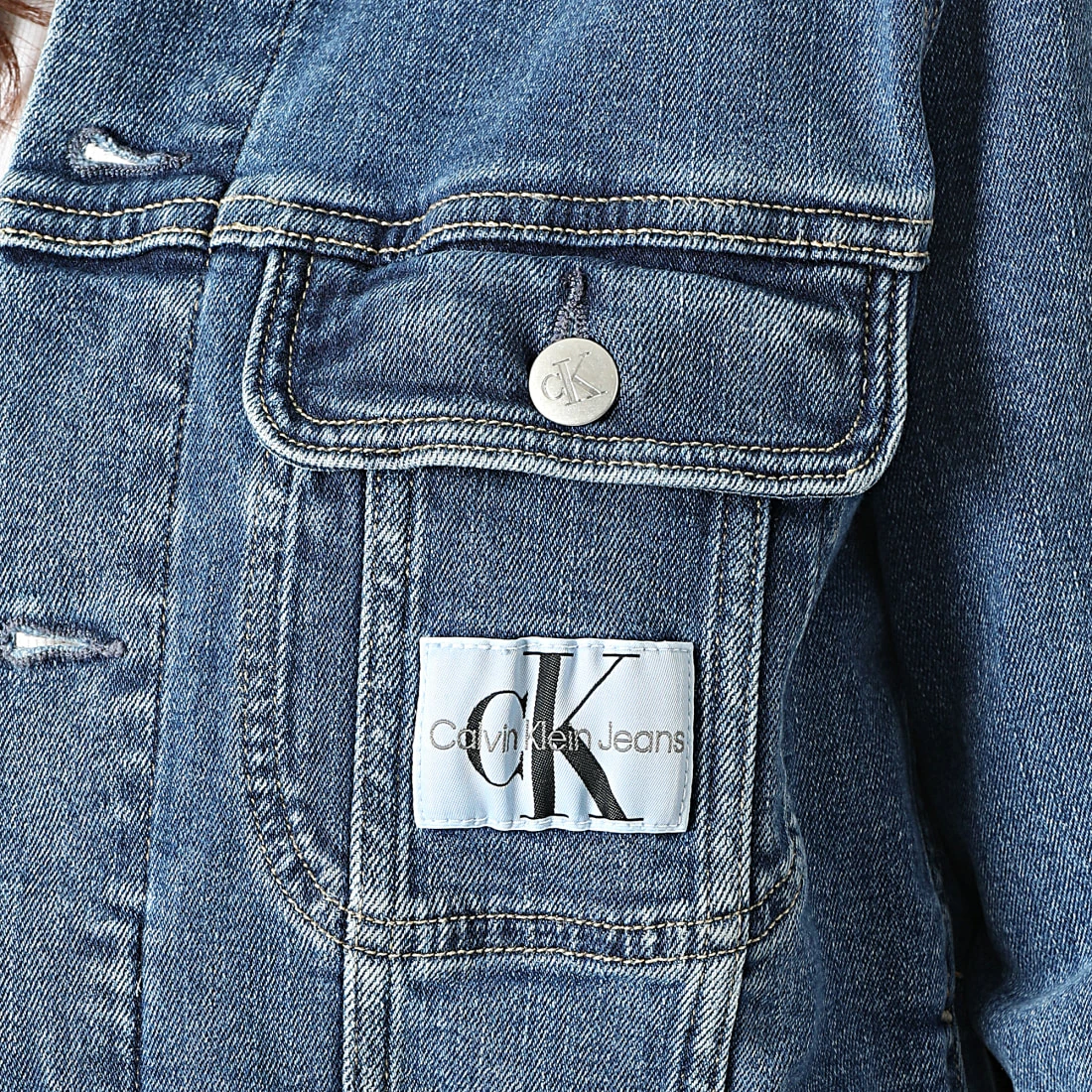 Top 10 💯 Veste Jean Femme 8484 Bleu Denim de Calvin Klein 🛒 2 Top 10 💯 Veste Jean Femme 8484 Bleu Denim de Calvin Klein 🛒 – Image 2