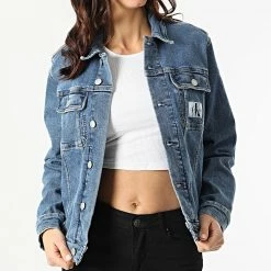 Top 10 💯 Veste Jean Femme 8484 Bleu Denim de Calvin Klein 🛒 6 Top 10 💯 Veste Jean Femme 8484 Bleu Denim de Calvin Klein 🛒 -France Calvin Klein Soldes 2024 calvin klein 301070 J20J218484 1A4 20220204T161640 03