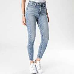 Meilleure vente ✔️ Jean Skinny Femme Rise 7864 Bleu Denim de Calvin Klein ✨ -France Calvin Klein Soldes 2024 calvin klein 301074 J20J218891 1A4 20220214T160919 03