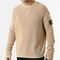 Coupon 💯 Pull 0047 Beige de Calvin Klein 🧨