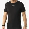 Promo ❤️ Tee 👕 Shirt Stacked Logo 0595 Noir de Calvin Klein 🔥
