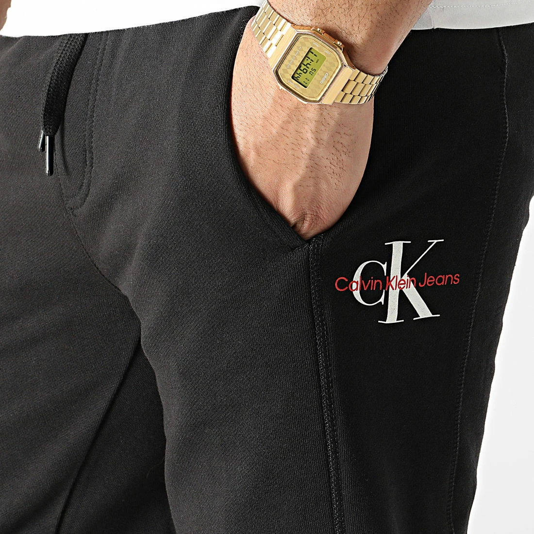 Vente flash 😉 Pantalon Jogging Monogram Logo 9931 Noir de Calvin Klein 🔔 2 Vente flash 😉 Pantalon Jogging Monogram Logo 9931 Noir de Calvin Klein 🔔 – Image 2