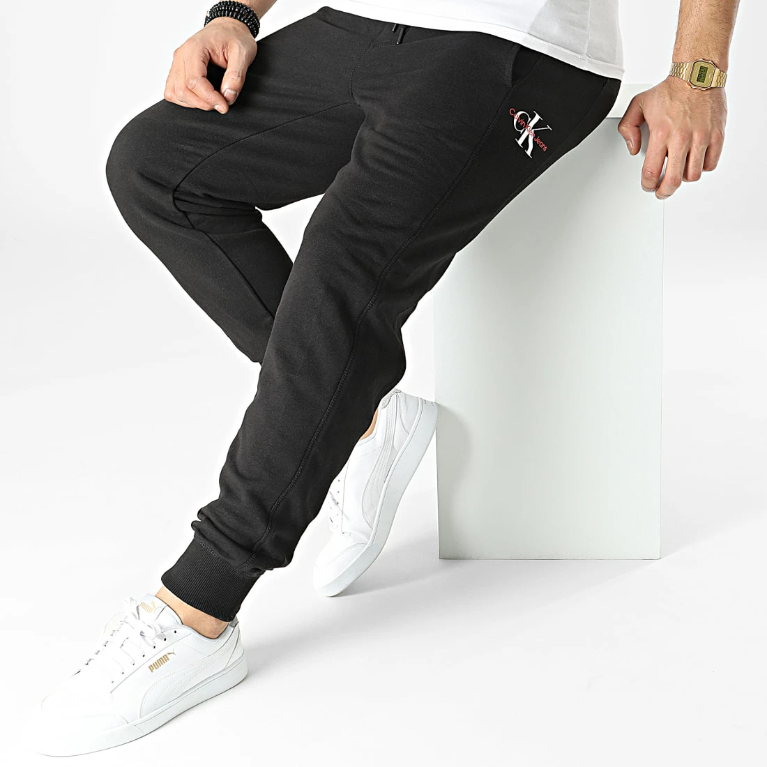 Vente flash 😉 Pantalon Jogging Monogram Logo 9931 Noir de Calvin Klein 🔔 3 Vente flash 😉 Pantalon Jogging Monogram Logo 9931 Noir de Calvin Klein 🔔 – Image 3