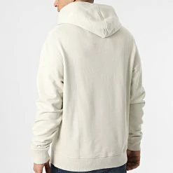 Meilleur prix 😍 Sweat Capuche Stacked Logo 0604 Beige de Calvin Klein 😍 -France Calvin Klein Soldes 2024 calvin klein 301435 J30J320604 ACF 20220207T162312 04