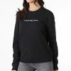 Meilleure affaire 🌟 Sweat Crewneck Femme 8052 Noir de Calvin Klein 😉