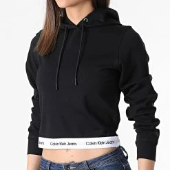 Le moins cher 🎁 Sweat Capuche Femme Crop 8860 Noir de Calvin Klein 👍 6 Le moins cher 🎁 Sweat Capuche Femme Crop 8860 Noir de Calvin Klein 👍 -France Calvin Klein Soldes 2024 calvin klein 301802 J20J218860 BEH 20220223T145738 03