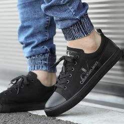 Bon marché 😀 Baskets Retro Vulcanized Low 2 0309 Triple Black de Calvin Klein 😍 -France Calvin Klein Soldes 2024 calvin klein 302339 YM0YM00309 0GL 20220311T074755 05