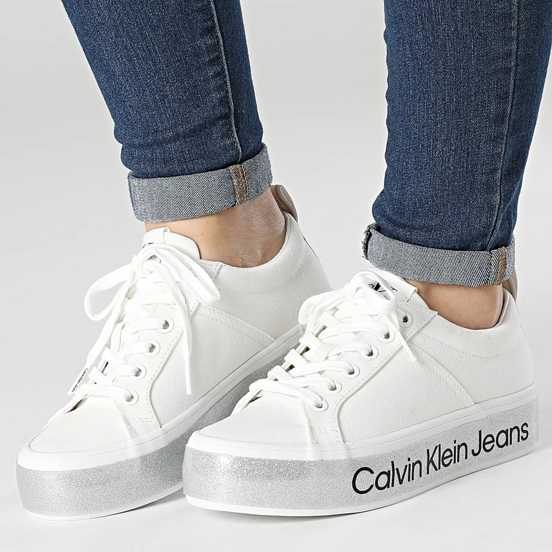Top 10 😍 Baskets Femme Platform Vulcanized 0491 Bright White de Calvin Klein 😉 1 Top 10 😍 Baskets Femme Platform Vulcanized 0491 Bright White de Calvin Klein 😉