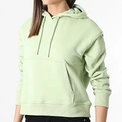 Meilleure vente ❤️ Sweat Capuche Femme 8048 Vert de Calvin Klein ✨ -France Calvin Klein Soldes 2024 calvin klein 304127 J20J218048 L99 20220224T161153 03