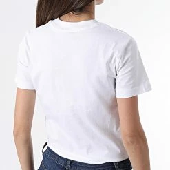 Grosses soldes ✔️ Tee 👕 Shirt Femme 8264 Blanc de Calvin Klein ✔️ -France Calvin Klein Soldes 2024 calvin klein 304132 J20J218264 YAF 20220223T152800 04