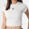 Sortie 🌟 Tee 👚 Shirt Femme 8337 Beige de Calvin Klein 🤩