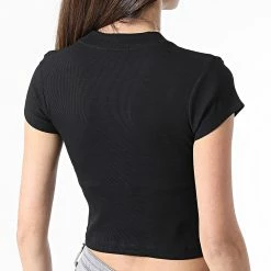 Meilleure affaire 🧨 Tee 👚 Shirt Femme 8337 Noir de Calvin Klein 🎁 -France Calvin Klein Soldes 2024 calvin klein 304156 J20J218337 BEH 20220223T154547 04