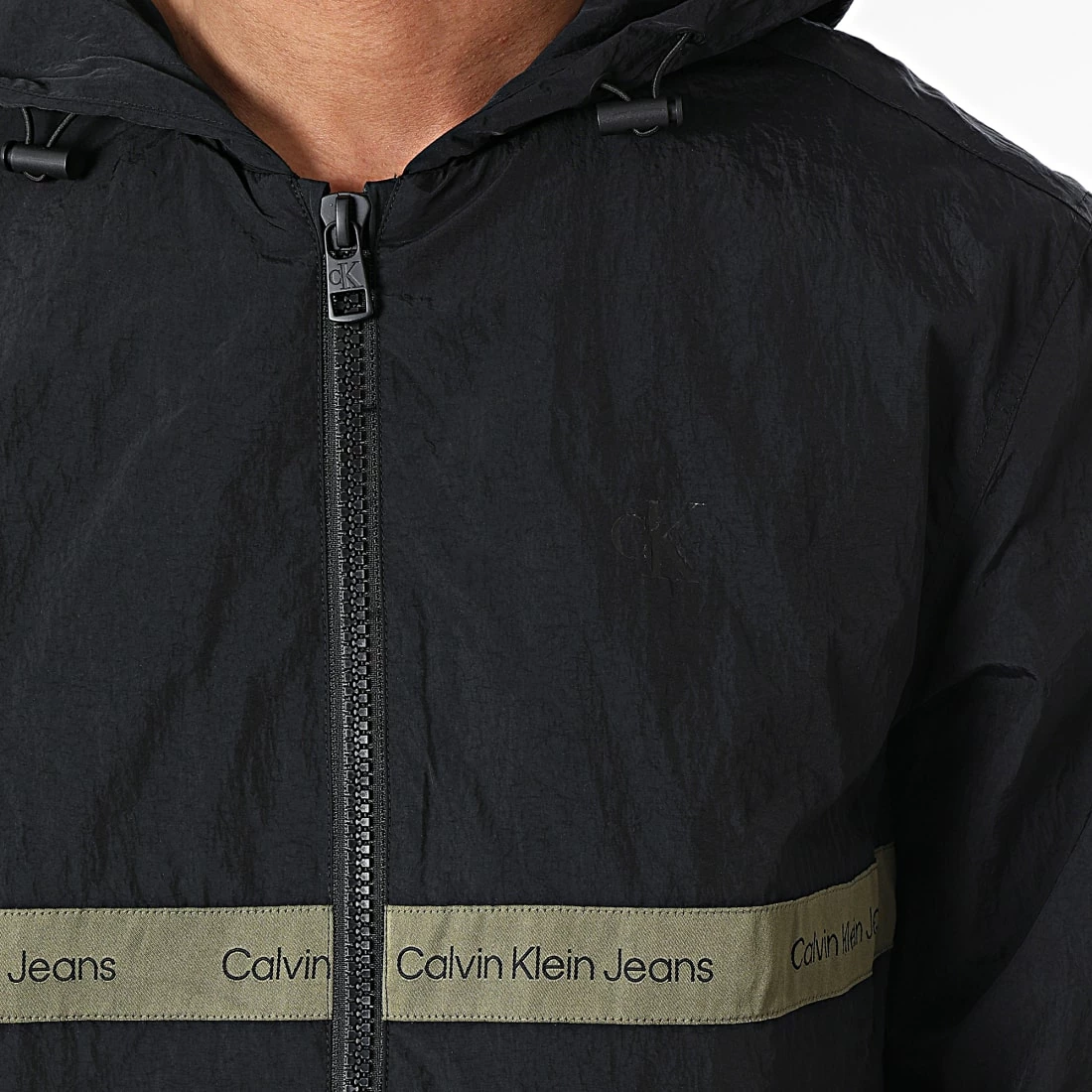 Le moins cher 🤩 Coupe-vent Capuche 0739 Noir de Calvin Klein 🛒 2 Le moins cher 🤩 Coupe-vent Capuche 0739 Noir de Calvin Klein 🛒 – Image 2