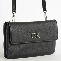 Acheter 😀 Sac A Main Femme Re-Lock Crossbody 9399 Noir de Calvin Klein ✔️