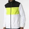 Tout neuf 🎁 Veste Zippée Bold Colorblock 0612 Blanc Vert Noir de Calvin Klein 😀