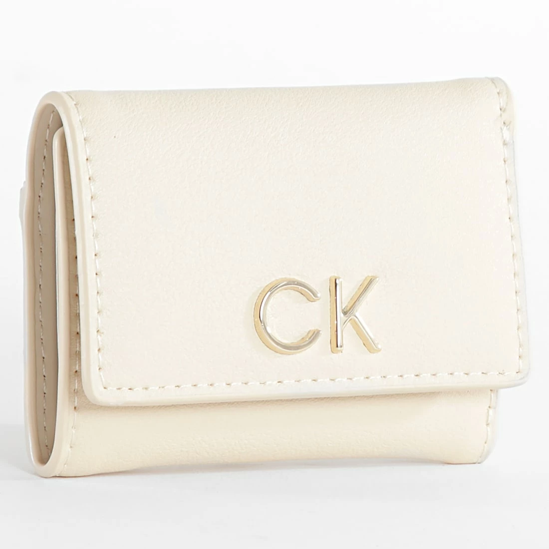 Tout neuf 🔔 Portefeuille Femme Re-Lock Trifold 9141 Beige de Calvin Klein ⌛ 1 Tout neuf 🔔 Portefeuille Femme Re-Lock Trifold 9141 Beige de Calvin Klein ⌛