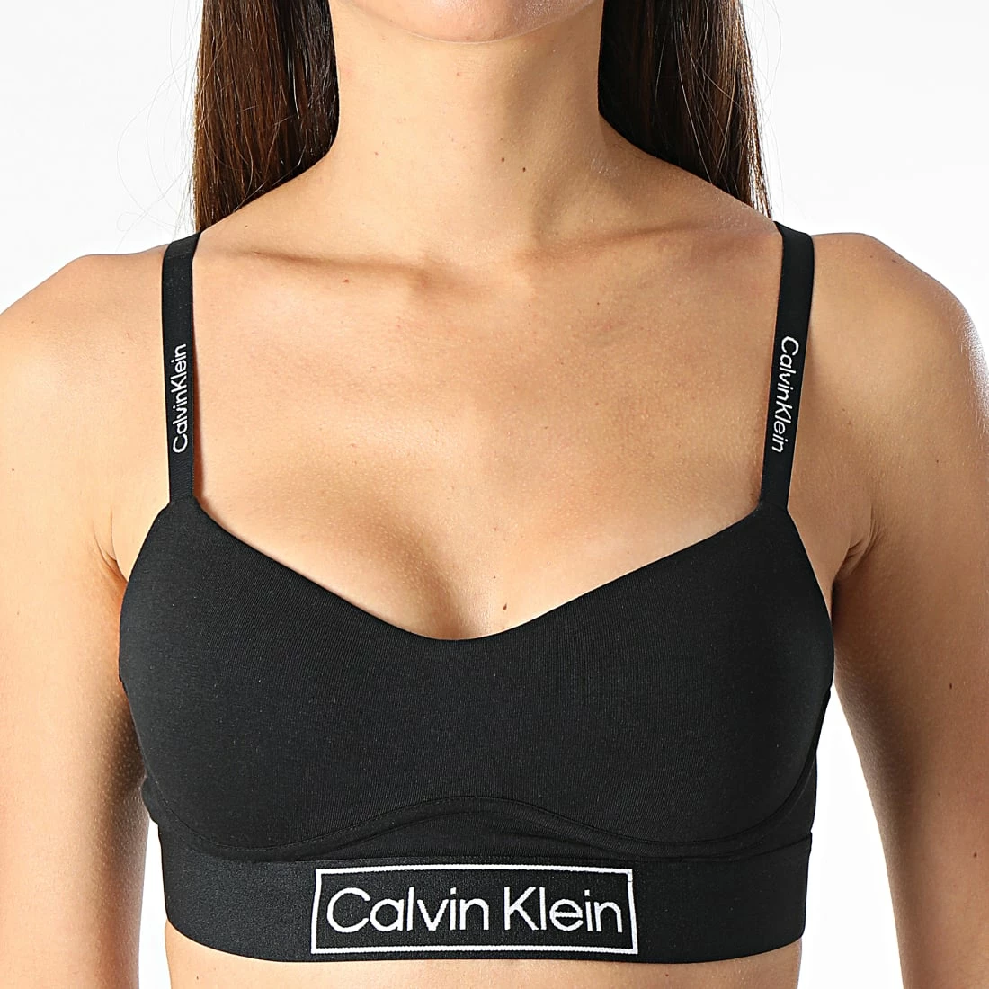 Le moins cher ✔️ Brassière Femme QF6770E Noir de Calvin Klein 🔥 1 Le moins cher ✔️ Brassière Femme QF6770E Noir de Calvin Klein 🔥