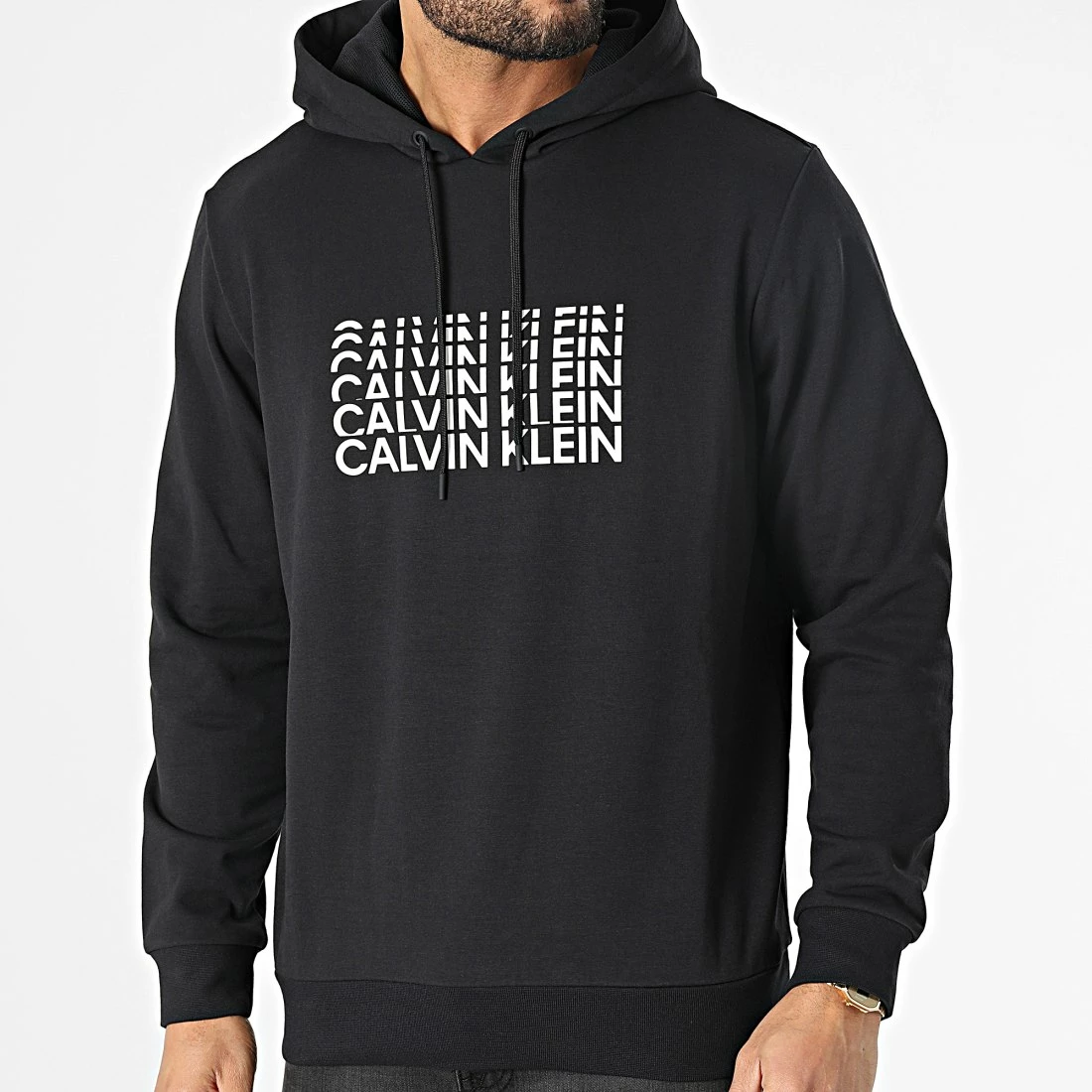 Bon marché 🔔 Sweat Capuche GMH1W306 Noir de Calvin Klein 😉 1 Bon marché 🔔 Sweat Capuche GMH1W306 Noir de Calvin Klein 😉