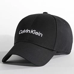 Meilleure affaire 🥰 Casquette Double Line Embro 8249 Noir de Calvin Klein 🌟