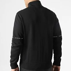 Coupon 😉 Veste Zippée Repeat Logo 0027 Noir de Calvin Klein 🥰 -France Calvin Klein Soldes 2024 calvin klein 307139 J30J320027 BEH 20220307T160140 04