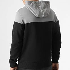 Remise 😉 Sweat Col Zippé Capuche Colorblock Quarter 0034 Noir Blanc Gris de Calvin Klein ✔️ -France Calvin Klein Soldes 2024 calvin klein 307149 J30J320034 BEH 20220408T113529 04