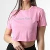 Les meilleures critiques de ✔️ Tee 👕 Shirt Femme Crop GWS2K187 Rose de Calvin Klein 😍