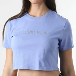 Meilleur prix 🔔 Tee 👕 Shirt Femme Crop GWS2K187 Lavande de Calvin Klein 🛒 6 Meilleur prix 🔔 Tee 👕 Shirt Femme Crop GWS2K187 Lavande de Calvin Klein 🛒 -France Calvin Klein Soldes 2024 calvin klein 307158 GWS2K187 VDT 20220310T151824 03